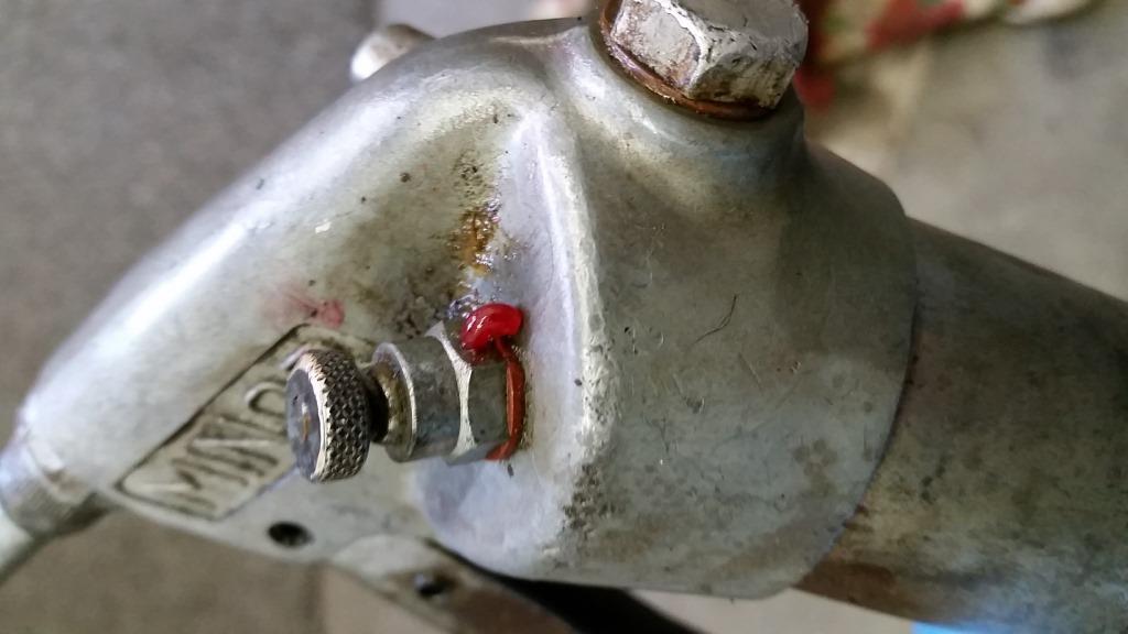 grease coming out the bleeder valve